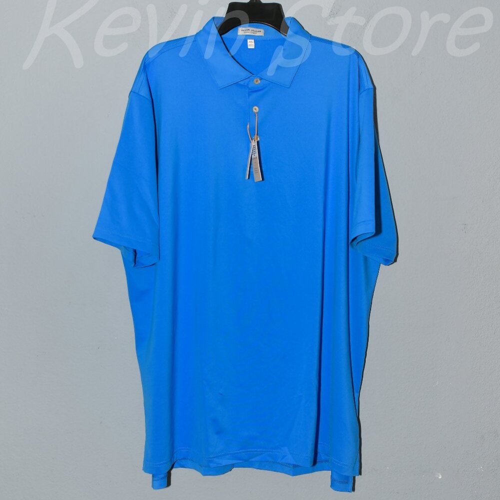 Peter Millar Crown Sport Men's Solid Performance Jersey Polo